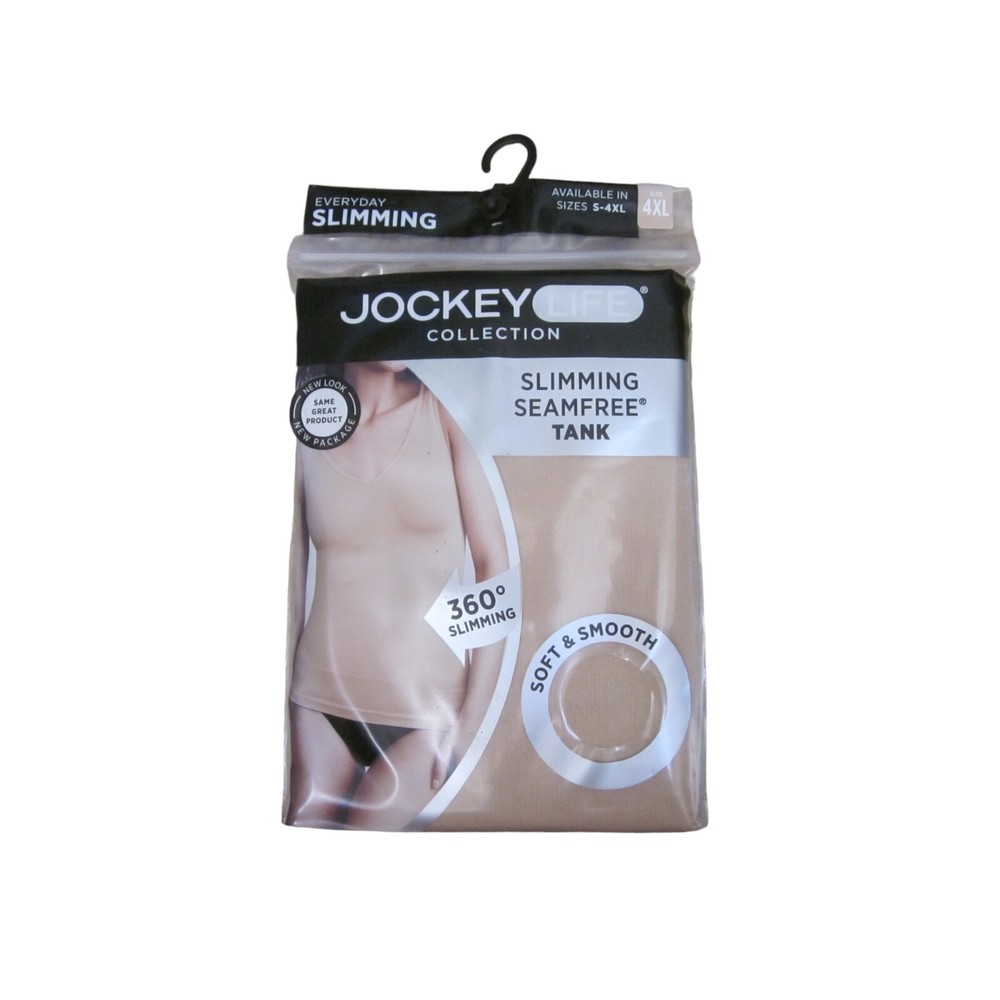 NWT JOCKEY Seamfree Slimming Tank Top Shapewear Nude Size 4XL Everyday Wear
