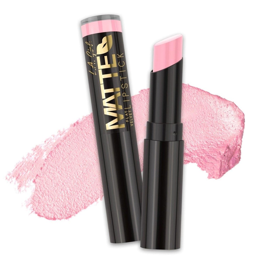 L.A. Girl Matte Flat Velvet Lipstick, 1 Count (Pack of 1), Carried Away