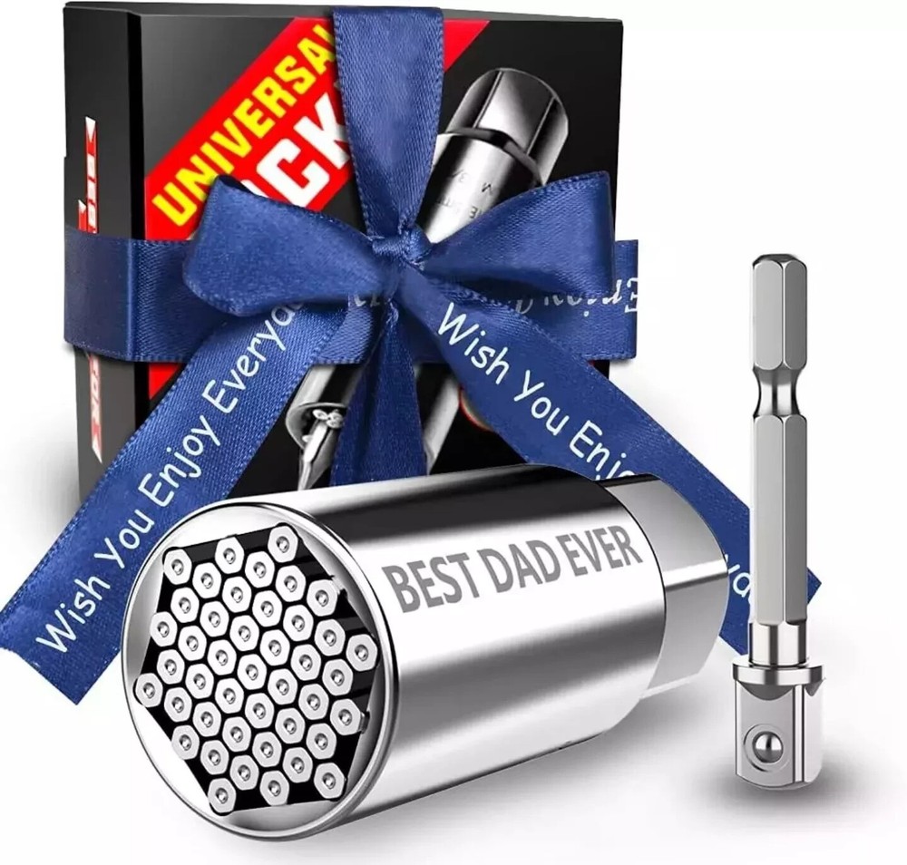 Fathers Day Gifts for Dad Men Universal Socket Tools Sets BEST DAD EVER-image