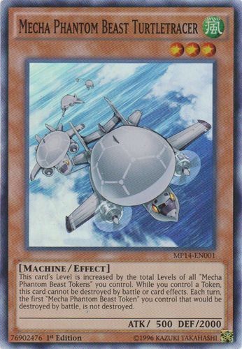 Mecha Phantom Beast Turtletracer MP14-EN001 Super Rare 1st Edition NM