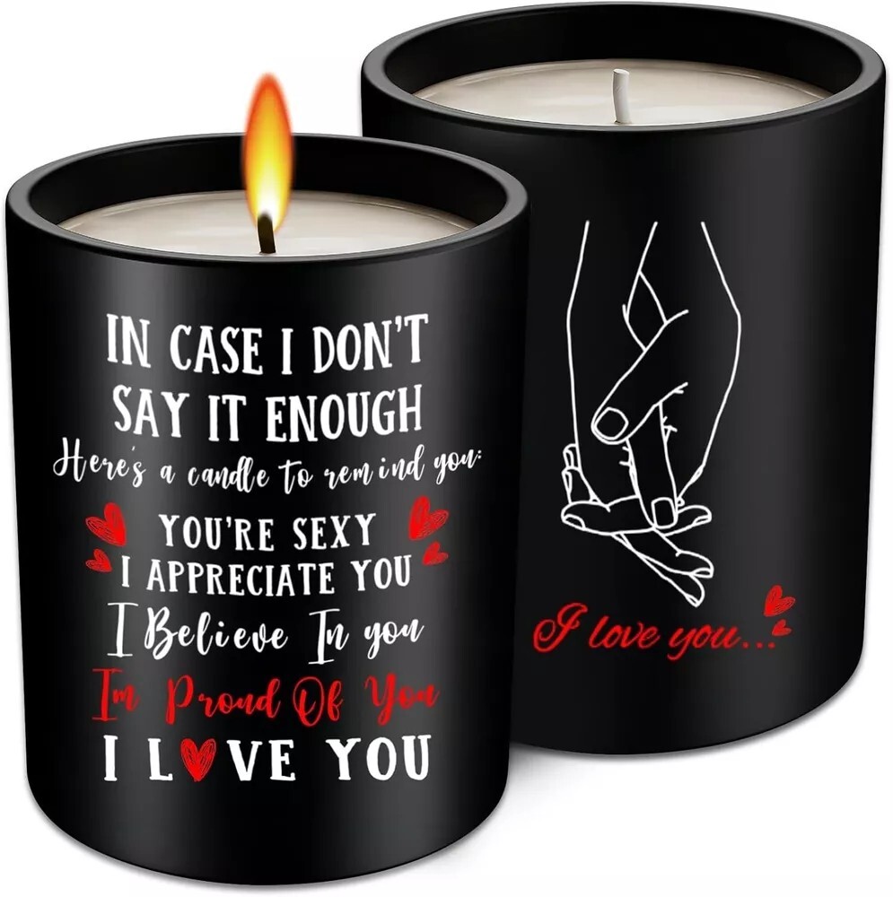 Romantic Valentines Day Candle Gift for Wife I Love You Present-image