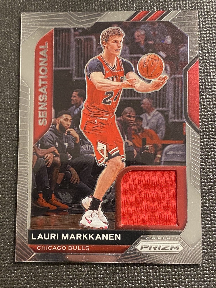 2020-21 Panini Prizm Lauri Markkanen Game-Worn Patch Sensational Swatch SSW-LMR