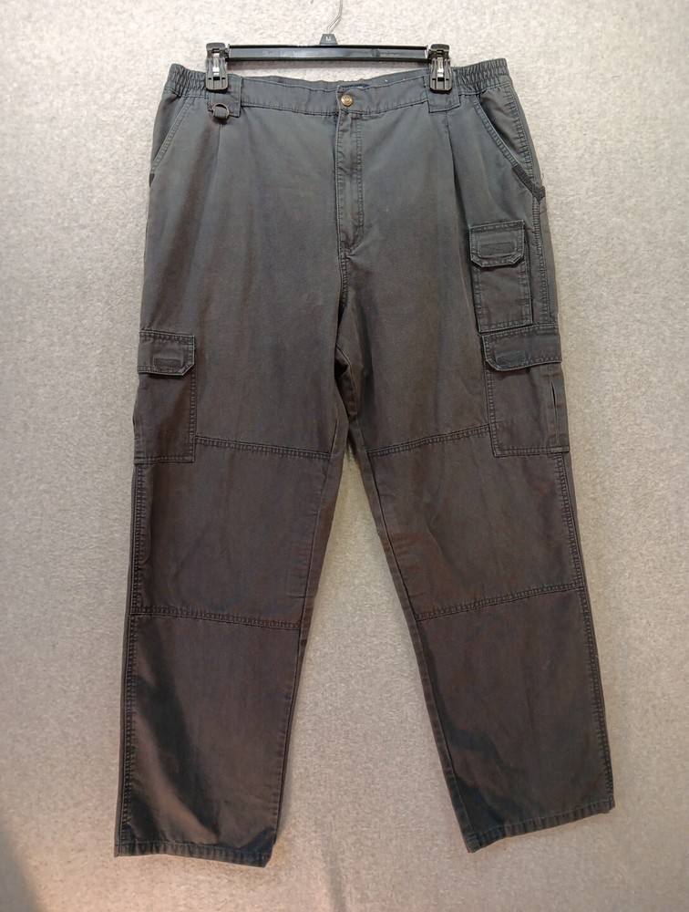 511 Tactical Pants Men's 42x32 Black Straight Leg Canvas Cotton Cargo 74251 GUC