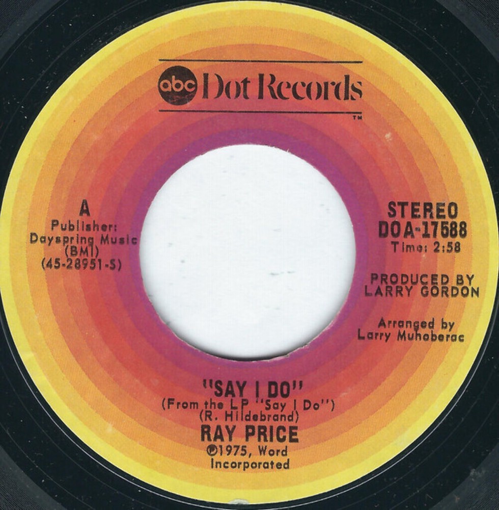 Ray Price - Say I Do - ABC Dot - DOA-17588 - 7