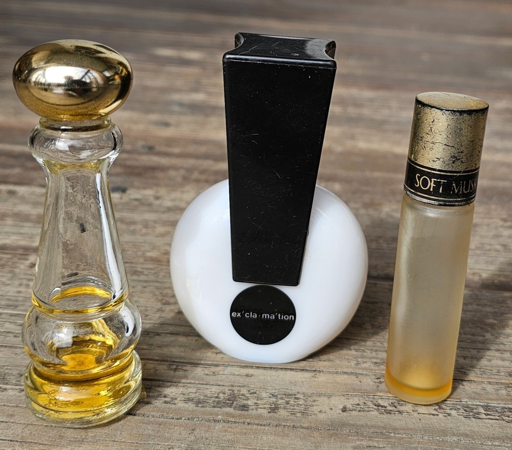 Avon Sonnet Soft Musk Perfume Trio Set Exclamation Scent