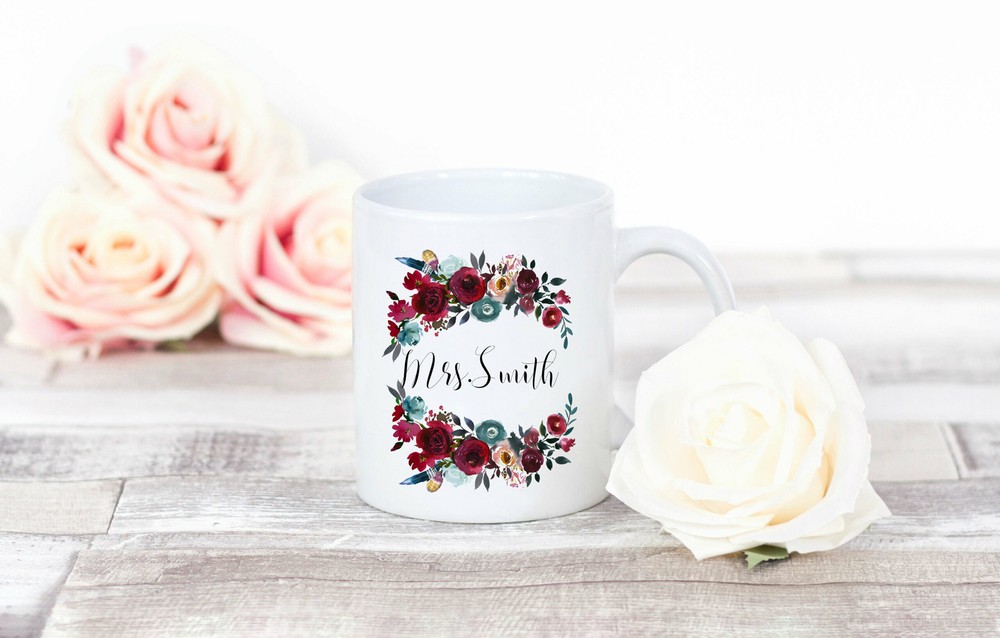 Personalized Engagement Mug Custom Future Mrs Mug Bride Mug