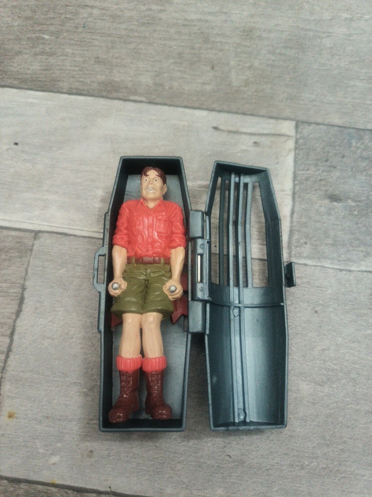 1997 Kenner Lost World Jurassic Park Survival Pod Cage Figure From Bull T-Rex