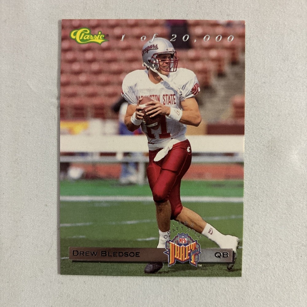 1993 Classic Draft Picks Draft Stars Drew Bledsoe RC Rookie /20000