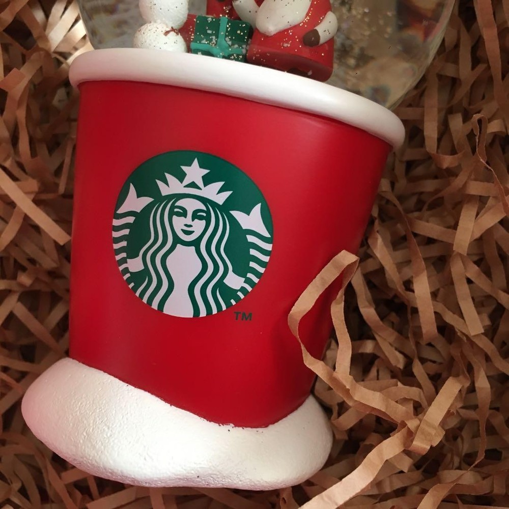 Starbucks Holiday Snow Globe Collectible Christmas Decor