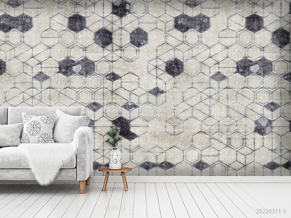 3D Geometric Graphic Pattern Wall Murals Wallpaper Murals Wall Sticker