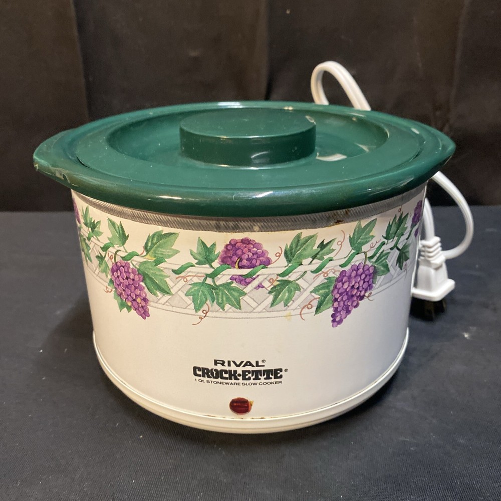 Rival Crock-ETTE 3200 1 QT Slow Cooker with Removable Stoneware in Grape