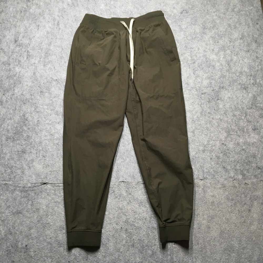 Vuori Meta Jogger Mens Medium M Olive Green Athleisure Pants V436