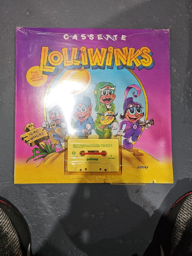 RARE Vintage 1981 Lolliwinks Tape Cassette With Poster FACTORY SEALED