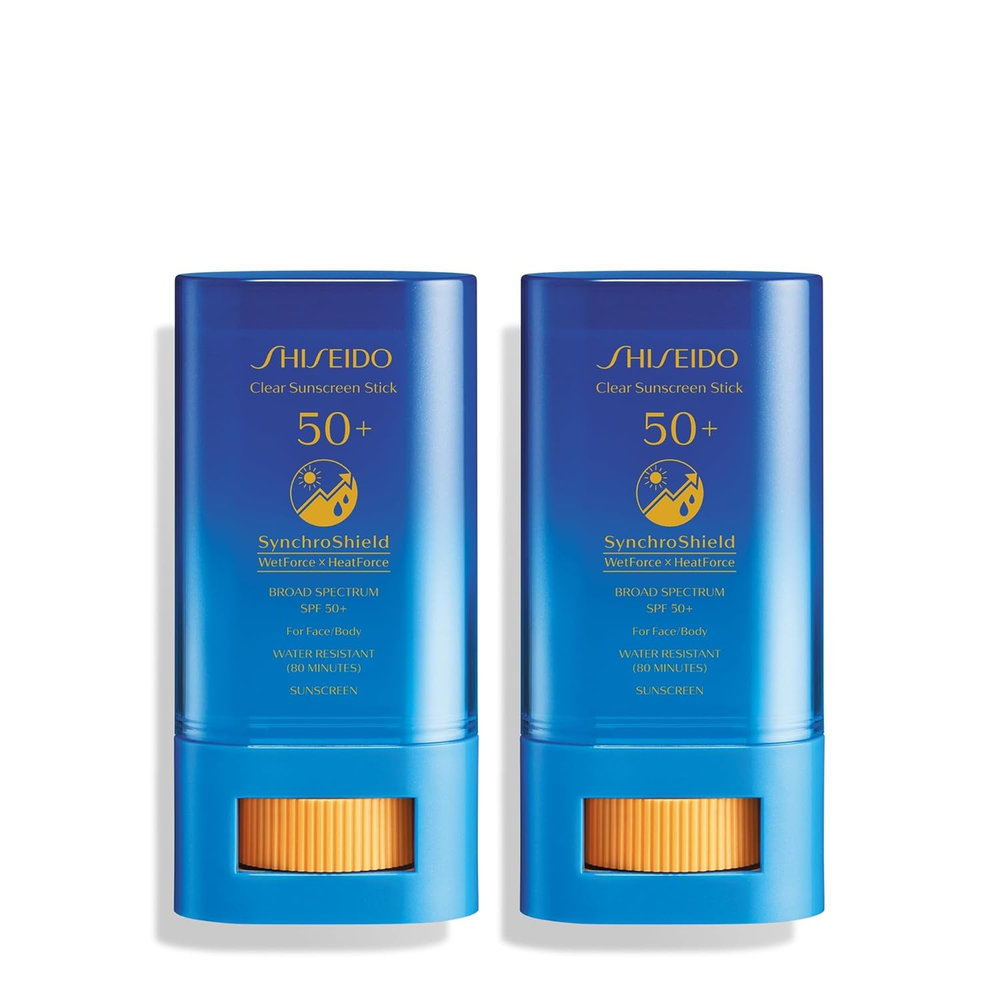 Clear SPF 50+ Sunscreen Stick Invisible Face Sunblock Travel-Friendly Makeup Base