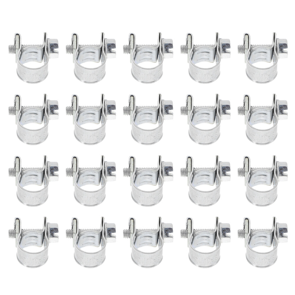 20 Pcs Heavy Duty Hose Clamps Small Garden Nozzle Line