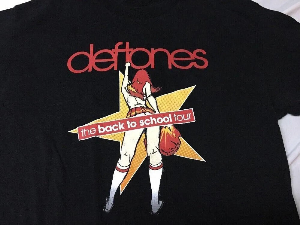 DEFTONES BACK TO SCHOOL TOUR Deftones Shirt Black Unisex S-5XL-image