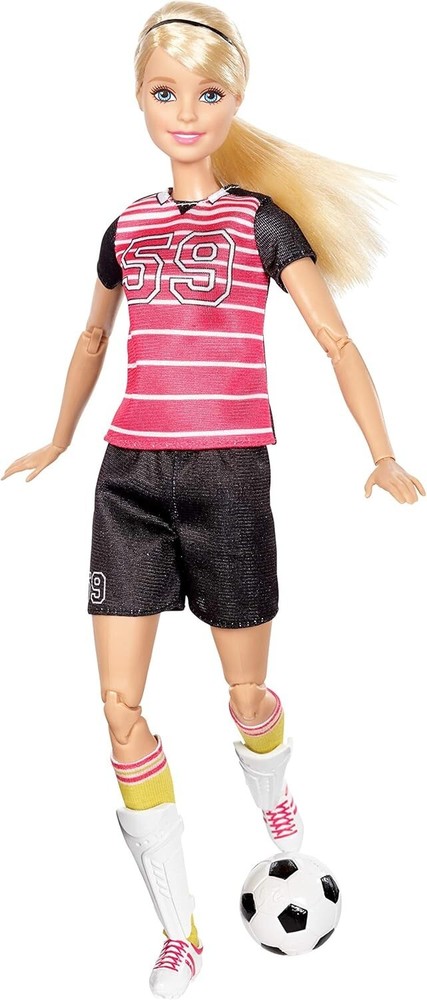 22-Joint Flexible Soccer Player Doll with Accessories - Unleash Active Play!