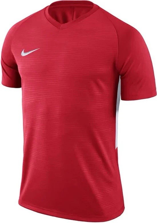 Nike Youth Boys Dry Tiempo Unisex Soccer Jersey Size Medium 894114-657 Red