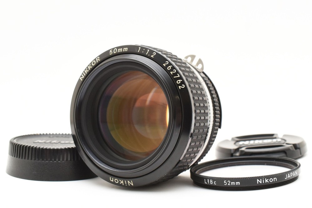 Near Mint Nikon AIS Nikkor 50mm F1.2 Manual Focus Lens with Box Japan
