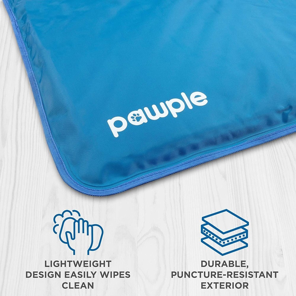 Pawple Dog Cooling Mat, Pet Pad for Travel, Foam Base Pet