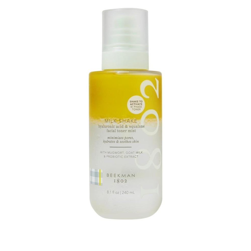 Beekman 1802 Milk Shake Hyaluronic Squalane Hydrating Facial Toner Mist 8.1oz