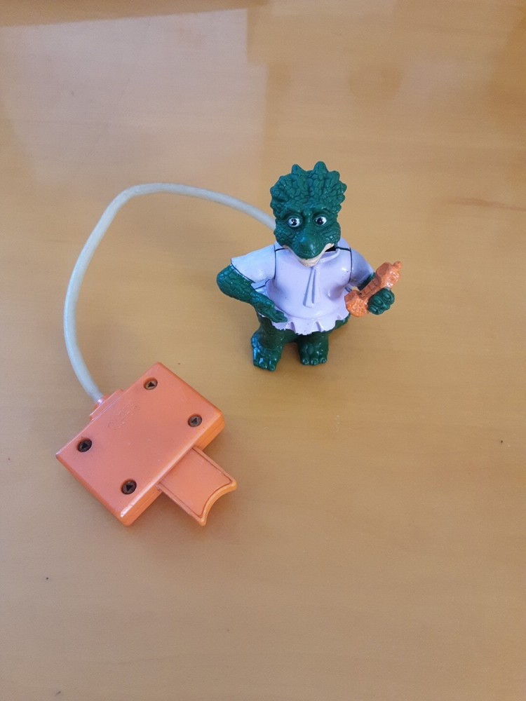 Vintage Disney Dinosaurs Happy Meal Toy Charlene on Phone