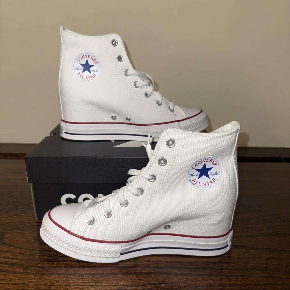 NEW Women's Converse Chuck Taylor All Star Wedge Platform Shoes A11908C Size 9.5