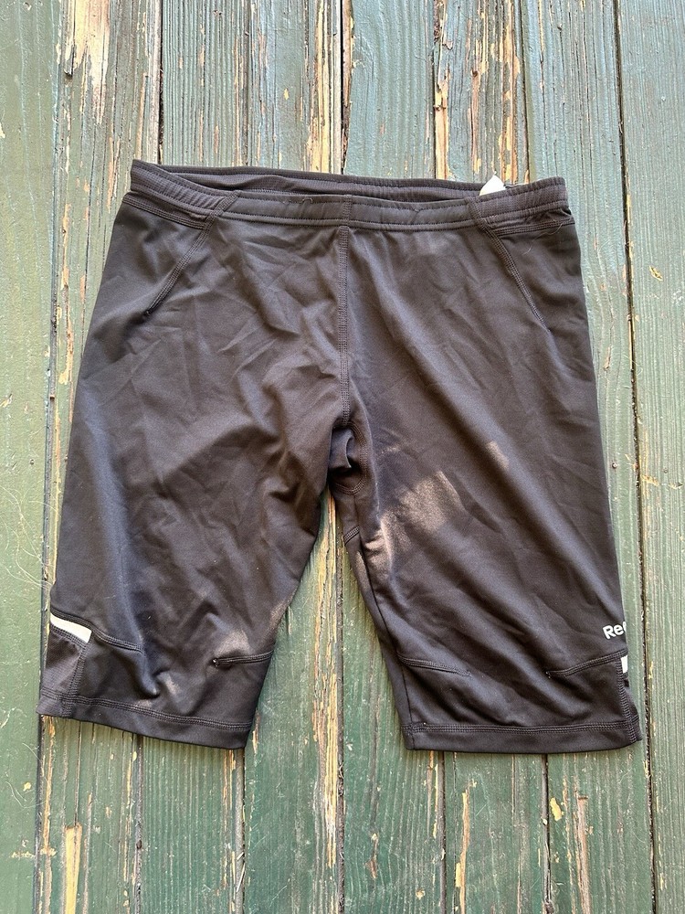 Reebok Mens Black Sport Shorts Size Medium Marked Sample