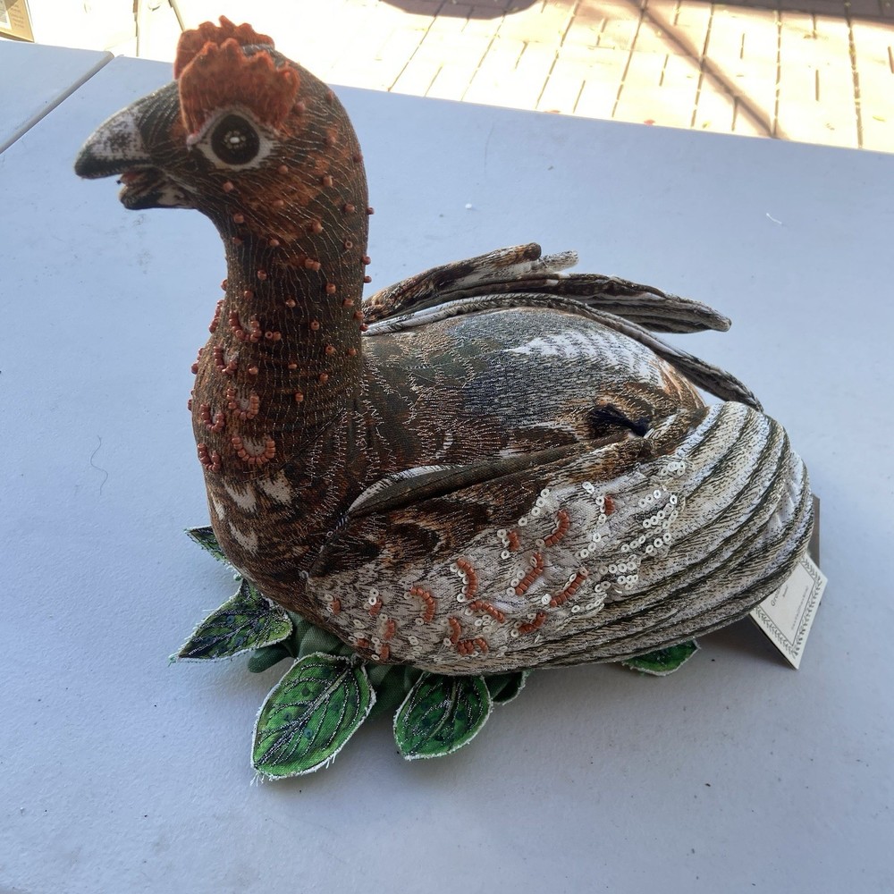 John Derian Target 2025 Fall Shaped Beaded Grouse Bird 11