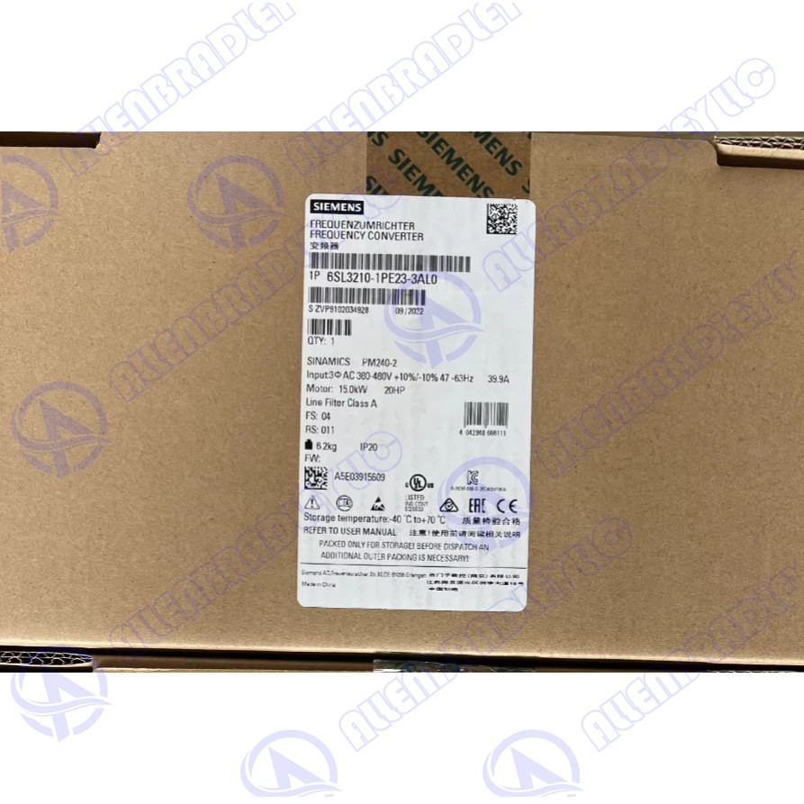 6SL3210-1PC25-4UL0 Siemens Frequency Converter Expedited Shipping UPS Express