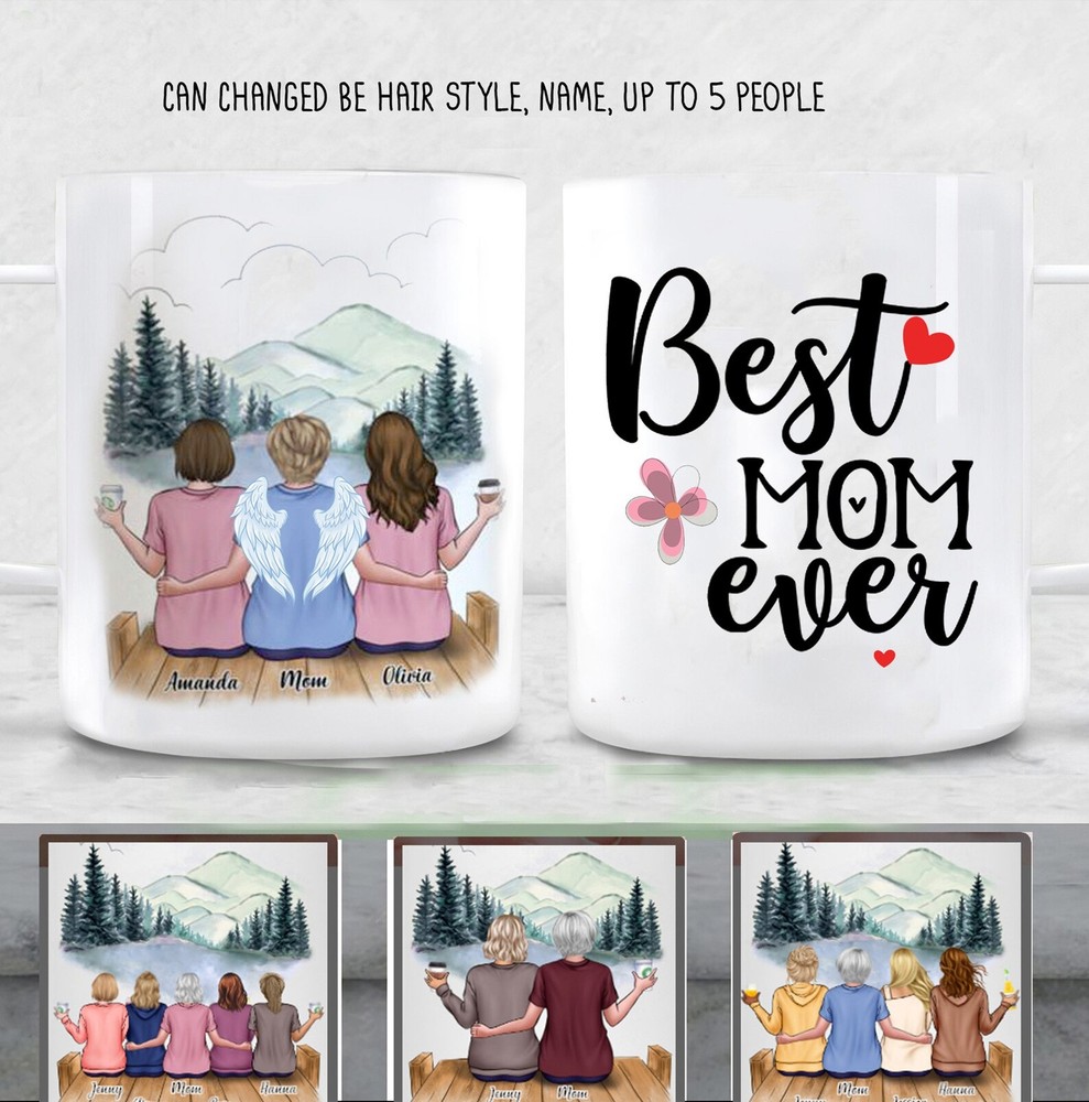Customize Mom Mug Personalized Mother's Day Gift Mug For Mom Mother And Daughter