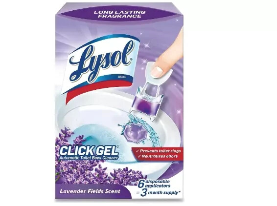 Lysol Click Gel Auto Toilet Cleaner Lavender Fields Scent