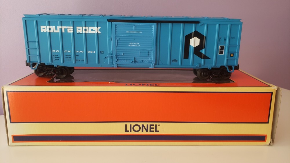 Lionel 6-17271 BC 50' Modern-The Rock Route Rock Box Car Train With Box