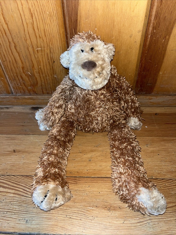 Jellycat London Small Junglie Bunglie Marvin Monkey Stuffed Plush Animal