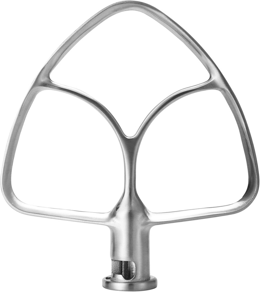 Stainless Steel Flat Beater for Kitchenaid 4.5Qt-5Qt Tilt-Head Stand Mixer, Fit
