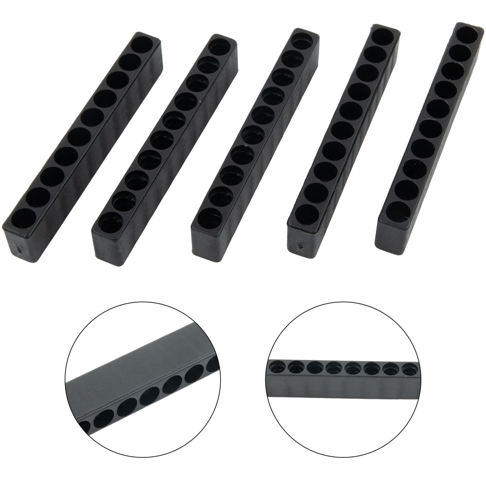 Keep your Screwdrivers Neatly Stored with 10 Hole Bit Holder Pack of 5