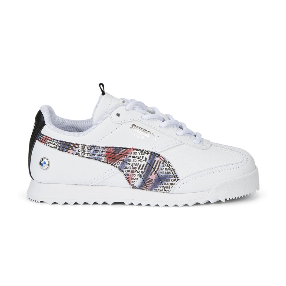 PUMA Bmw M Motorsport Roma Via Lace Up  Youth Boys Black, Blue, Red, White Sneak