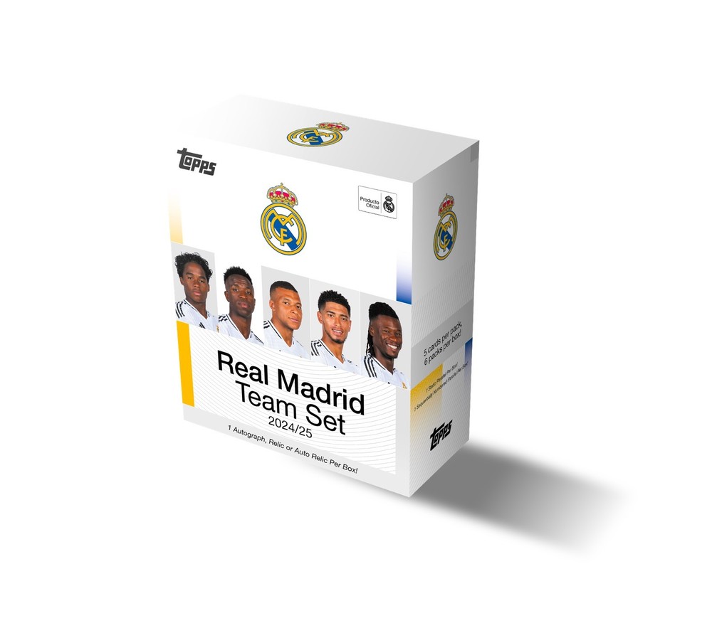 2024-25 Topps Real Madrid Team Set hobby box