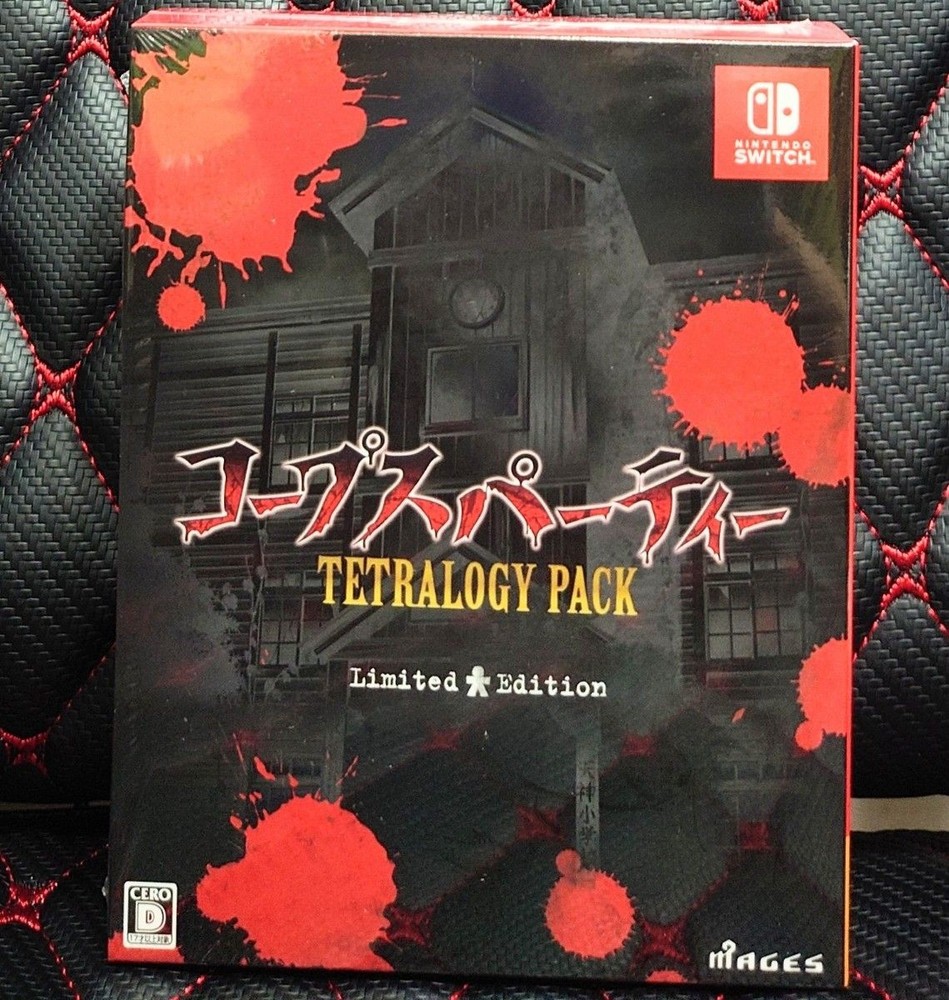 Corpse Party TETRALOGY PACK Limited Edition Switch + BD & Soundtrack DVD-ROM JPN