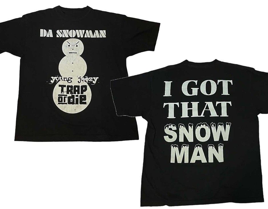 Christmas gift Young Jeezy Snowman Mens Short Sleeve Men S-5XL 24D344