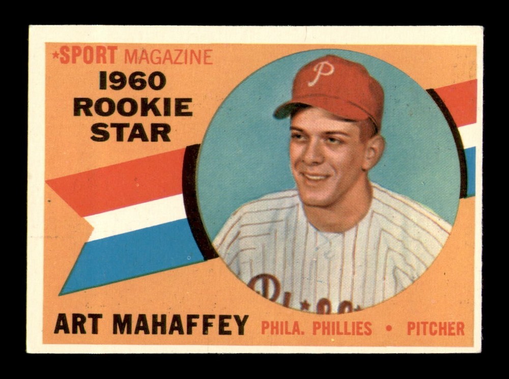 1960 Topps #138 Art Mahaffey EX-MT Baseball Card *OBGcards*