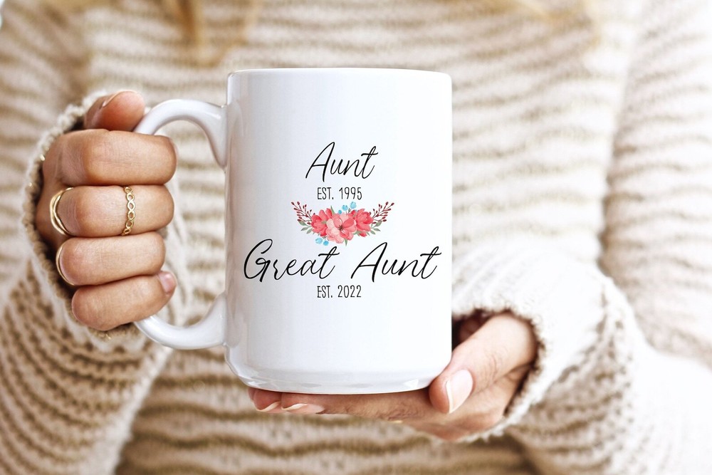 Aunt & Great Aunt Pregnancy Announcement Gift for Her Reveal Idea