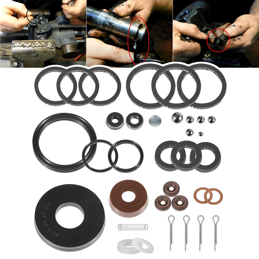 93657 4 Ton Seals Replacement Kit for Lincoln Walker Floor Jack Cylinder Repair