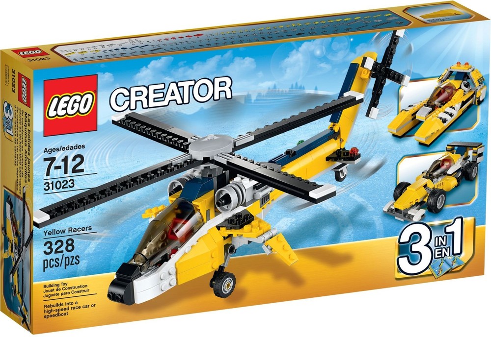 LEGO Creator Yellow Racers 31023 Buildable Sports Car Toy