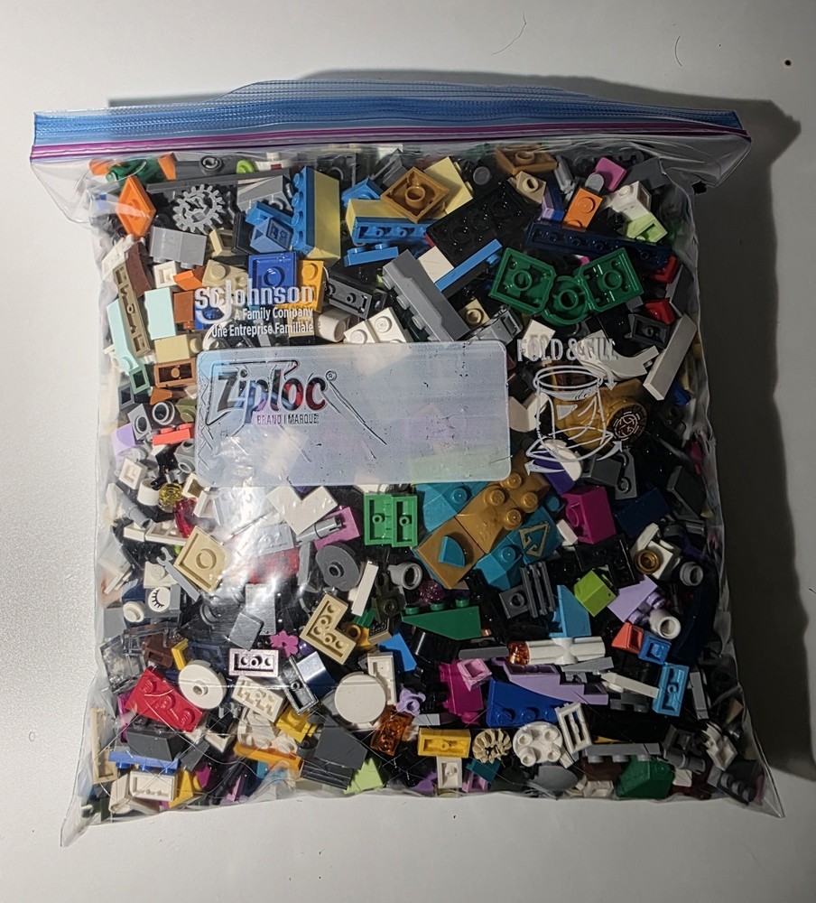 Lego Bricks, Pieces & Parts Bulk Lot (3.03 Lbs)