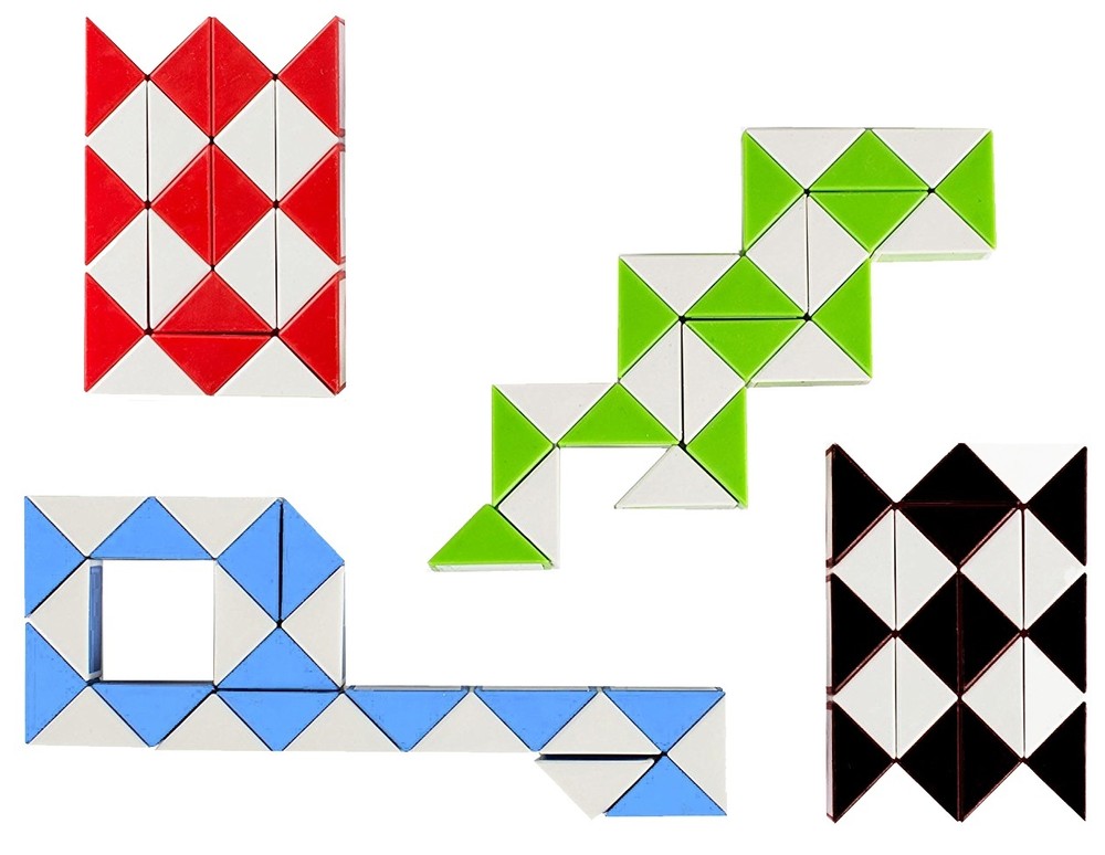 Colorful Puzzle Snake Filling Bag Evening Toy 3D Magic Cube New Gift