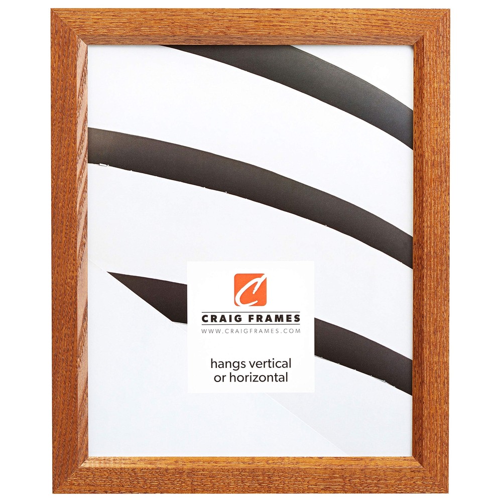 6x8 Real Wood Grain Picture Frame with 0.84-Inch Width, Natural Finish