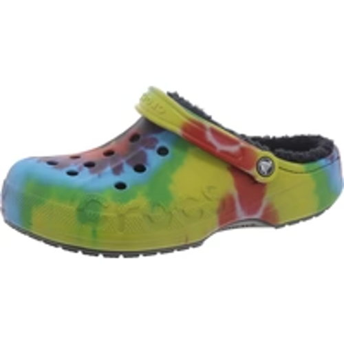 Crocs Men Baya Faux Fur Slip On Clogs Size 4 Medium