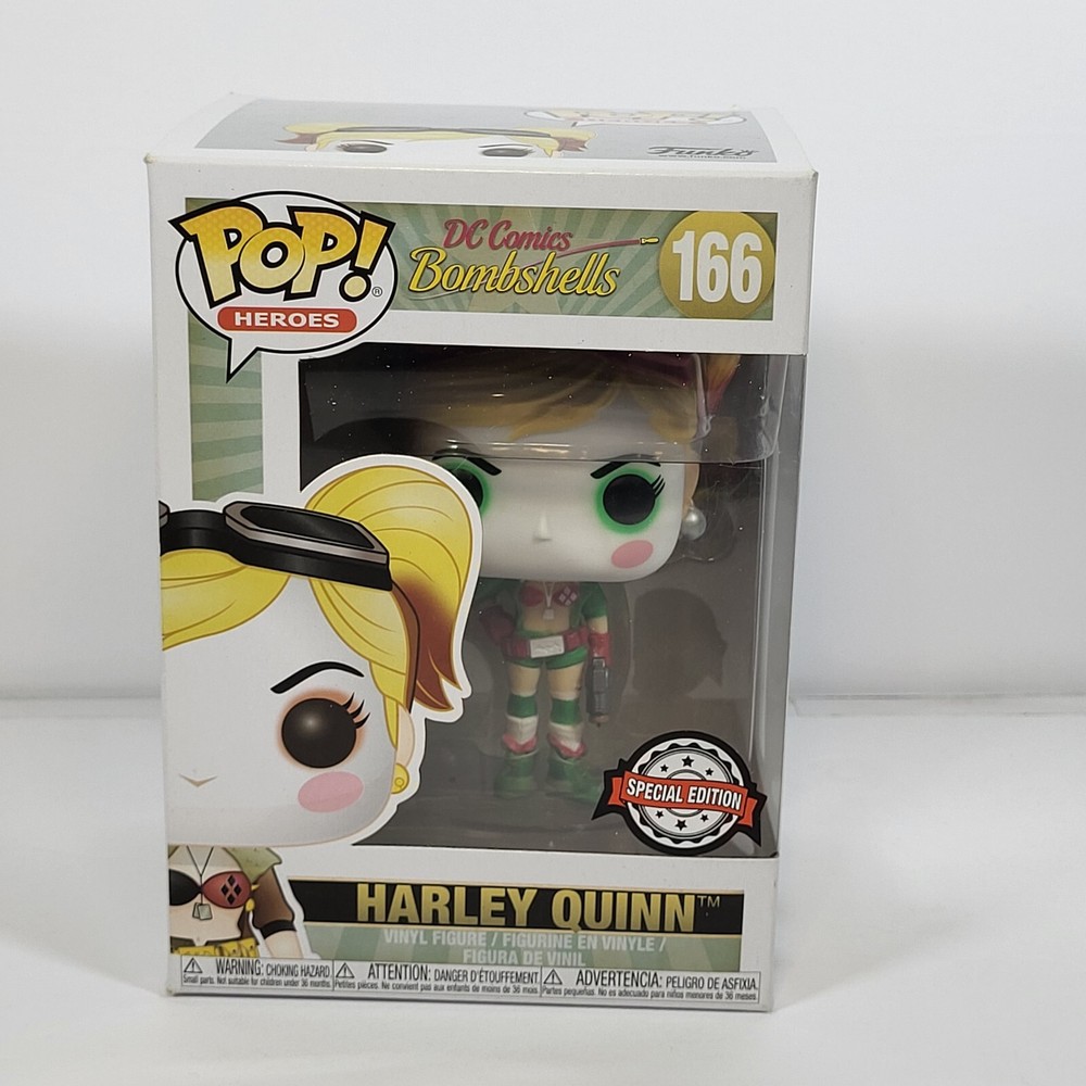 Harley Quinn DC Comics Bombshell Heroes Funko Pop!#166 MyGeekBox Special Edition