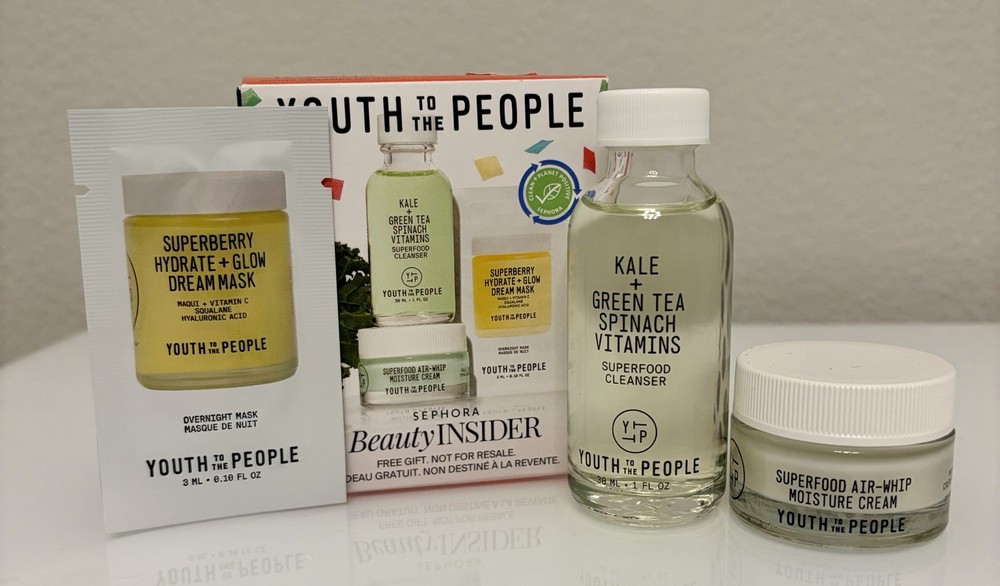 Youth To The People Sephora Beauty Insider Skincare Minis Set Of 3
